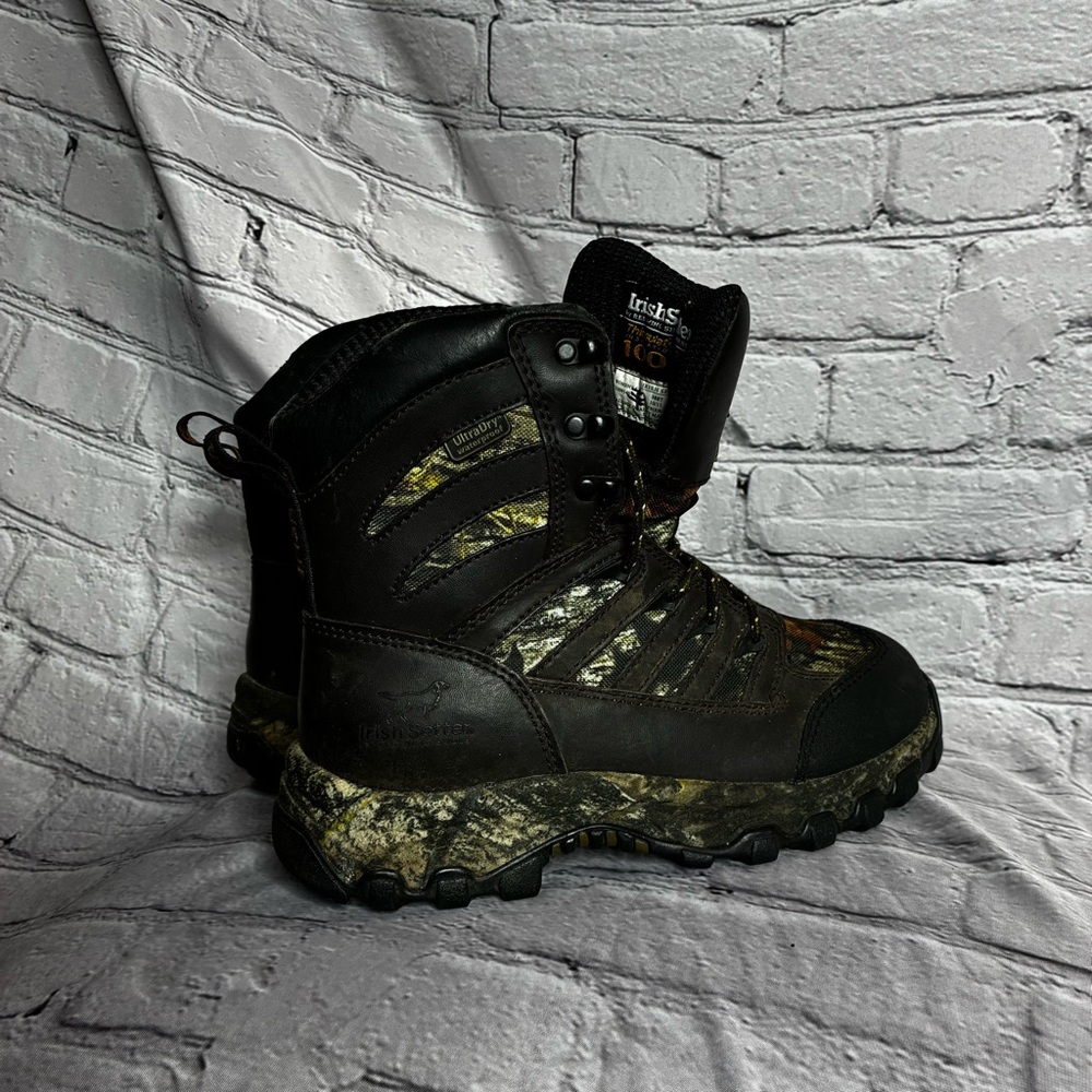 Irish Setter Women’s Waterproof Hunting Boot - Black/Green Camo